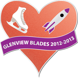 <i>Glenview Blades</i> pin